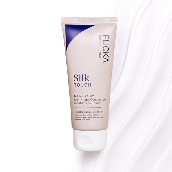 Flicka Professional Silk Touch Milk-Cream – Multi-Function Moisturizer & Primer - 60 gm