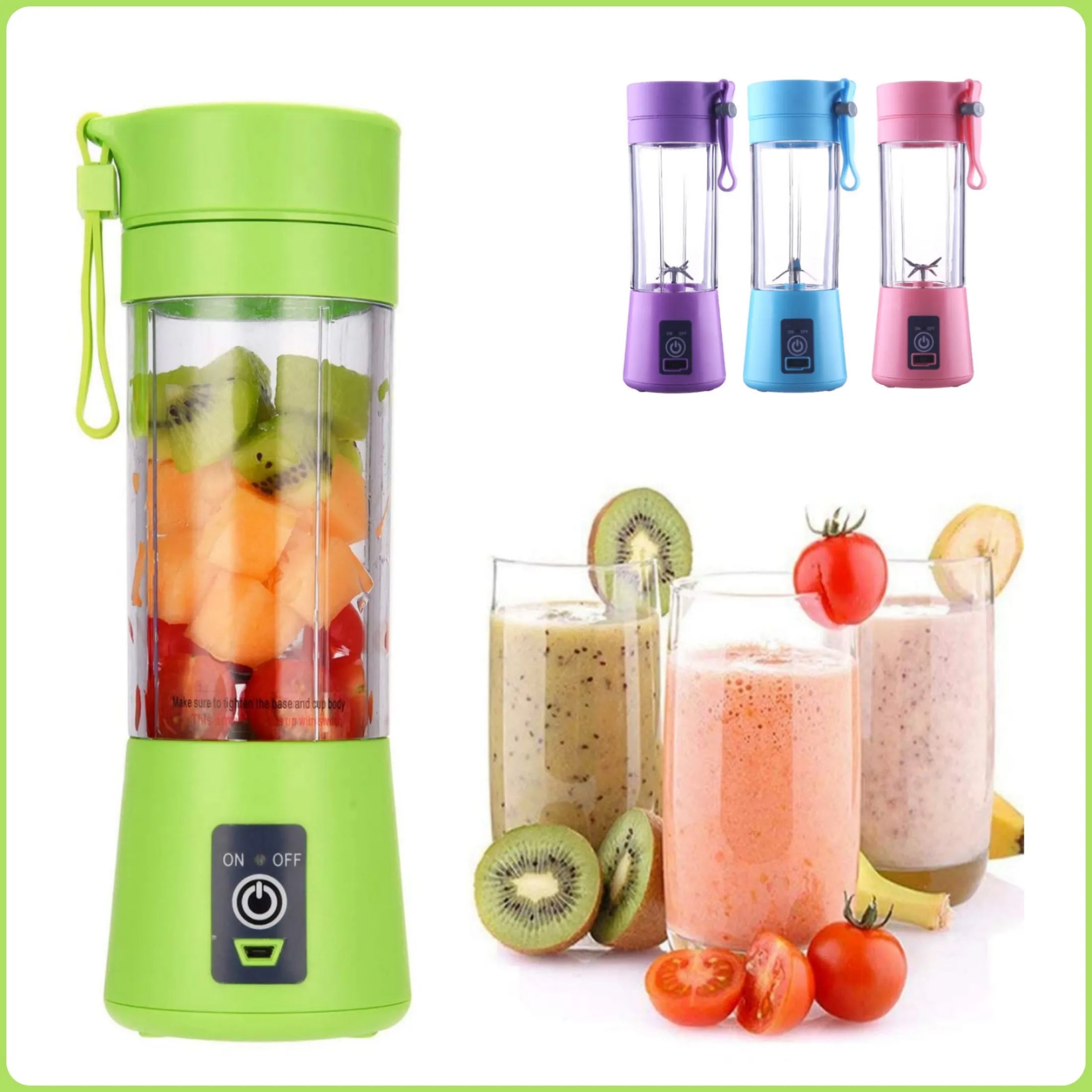 USB Rechargeable Juicer Blender 6 Blades